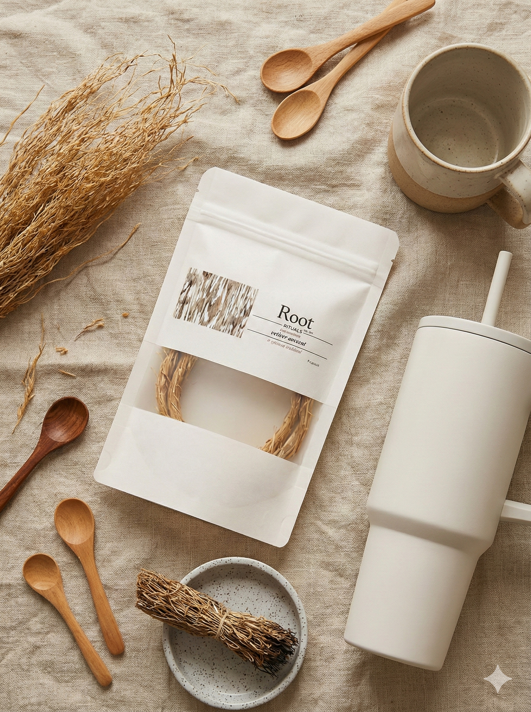 Vetiver root glow up set